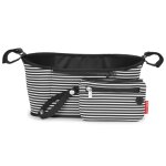 Skip hop sac d'organisation pour poussette noir et blanc Skip hop sac d'organisation pour poussette noir et blanc