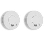Smartwares dtecteurs de fume 2 pcs 10x10x3, 5 cm blanc