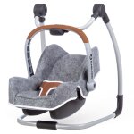 Smoby sige auto et chaise pour poupes 3 en 1 maxi - cosi gris