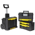 Stanley bote  outils sur roulettes plastique noir 1 - 79 - 206
