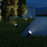 Steinel projecteur d'extrieur spot garden night automatic noir