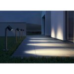 Steinel projecteur d'extrieur spot way night automatic noir