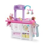 Step2 step 2 nurserie pour poupe love and care 80 x 25, 4 x 94, 6 cm 847100