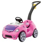 Step2 voiture  pousser pour enfants whisper ride ii rose