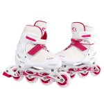 Street rider patins  roues alignes rglables blanc pointure 28 - 32