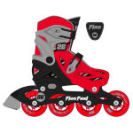 Street surfing patins  roues alignes fizz rouge et noir m 35 - 38