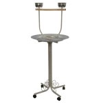 Strong aire de jeux pour perroquets amy gris 55 x 55 x 135 cm