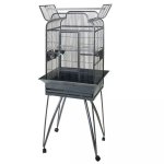 Strong cages pour perroquets villa andrea gris 68 x 55 x 160 cm Strong cages pour perroquets villa andrea gris 68 x 55 x 160 cm