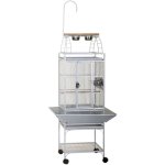 Strong cage pour perroquets villa helios blanc 46x46x149 cm 93082