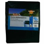 Summer fun couverture de piscine d'hiver ovale 625 cm pvc vert
