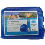 Summer fun couverture solaire de piscine d't ovale 600x320cm pe bleu