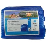 Summer fun couverture solaire de piscine d't rond 500 cm pe bleu