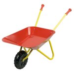 Summertime brouette jouet mtal 76 cm rouge et jaune