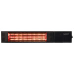 Sunred chauffage mural fortuna 1500 w or rose noir