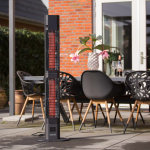 Sunred chauffage de patio royal diamond dark 3000 w noir