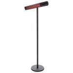 Sunred chauffage sur pied royal diamond dark 2500 w noir