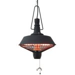 Sunred chauffage suspendu indus 2100 w halogène noir rsh16 Sunred chauffage suspendu indus 2100 w halogène noir rsh16