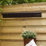 Sunred chauffage suspendu / mural nero 2400 w noir chaleur noire