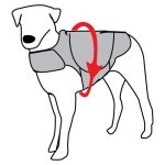 Thundershirt manteau anti - stress pour chiens xl gris