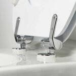 Tiger abattant wc à fermeture en douceur reno mdf blanc 252350646 Tiger abattant wc à fermeture en douceur reno mdf blanc 252350646