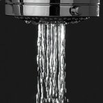 Tiger pomme de douche boston massage acier inoxydable poli