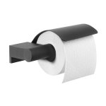 Tiger porte - papier hyginique bold noir mat avec couvercle