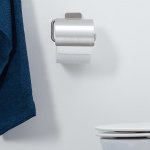 Tiger porte - papier hyginique onu avec couvercle en acier inoxydable