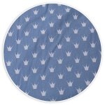 Tissi doublure pour parc pour enfants moritz bleu clair couronnes Tissi doublure pour parc pour enfants moritz bleu clair couronnes