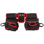 Toolland sacs de ceinture à outils pour électricien noir et rouge fi68 Toolland sacs de ceinture à outils pour électricien noir et rouge fi68