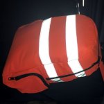 Toolpack sac  dos  outils haute visibilit glance orange et noir