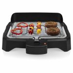 Tristar barbecue lectrique de table 2000 w 34, 5x23 cm noir