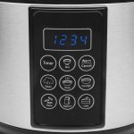 Tristar cuiseur  riz numrique 500 w 1, 5 l acier inoxydable