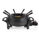 Tristar ensemble à fondue 1000 w 1, 5 l noir mat Tristar ensemble à fondue 1000 w 1, 5 l noir mat