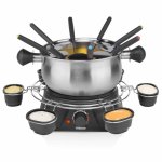 Tristar ensemble  fondue 1400 w 1, 3 l acier inoxydable argent