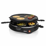 Tristar grill  raclette pour 6 personnes 800 w 29 cm noir