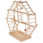 Trixie aire de jeux pour oiseaux 44x44x16 cm bois