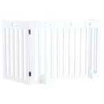 Trixie barrire pour chiens 3 parties mdf 82 - 124 cm blanc
