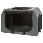 Trixie caisse de transport pour chiens easy soft s / m gris