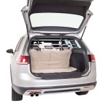 Trixie couverture de coffre auto avec pare - choc beige et noir