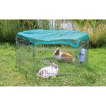 Trixie enclos extrieur avec filet pour animaux 63x60 cm argent 6253