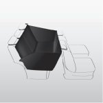 Trixie housse de sige auto pour chiens 150 x 135 cm noir