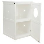 Trixie maison de chat pour litire 2 niveaux 53x90x58 cm blanc