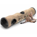 D&d d&d tunnel pour chat pura vida 25x120 cm brun et anthracite 434 / 436455