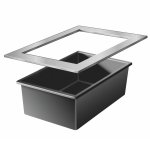 Ubbink cadre d'�tang quadra c3 acier inoxydable