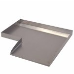 Ubbink cascade lame acier inoxydable wolga lment de coin droit
