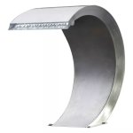 Ubbink cascade mamba acier inoxydable et clairage led