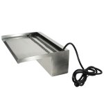 Ubbink cascade niagara led de jardin 30 cm argent 1312124