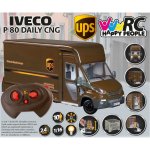 Ups camion de livraison tlcommand jouet iveco p80 daily cng 1:16