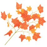 Vidaxl 10 pcs feuilles artificielles de lierre rouge 70 cm