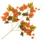 Vidaxl 10 pcs feuilles artificielles de raisin rouge 70 cm